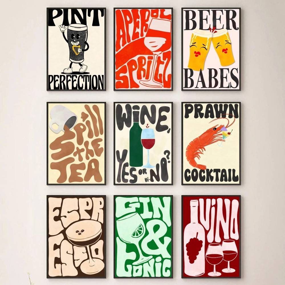 Beer Wine Gin - Vintage Style Espresso Martini Beer Gin