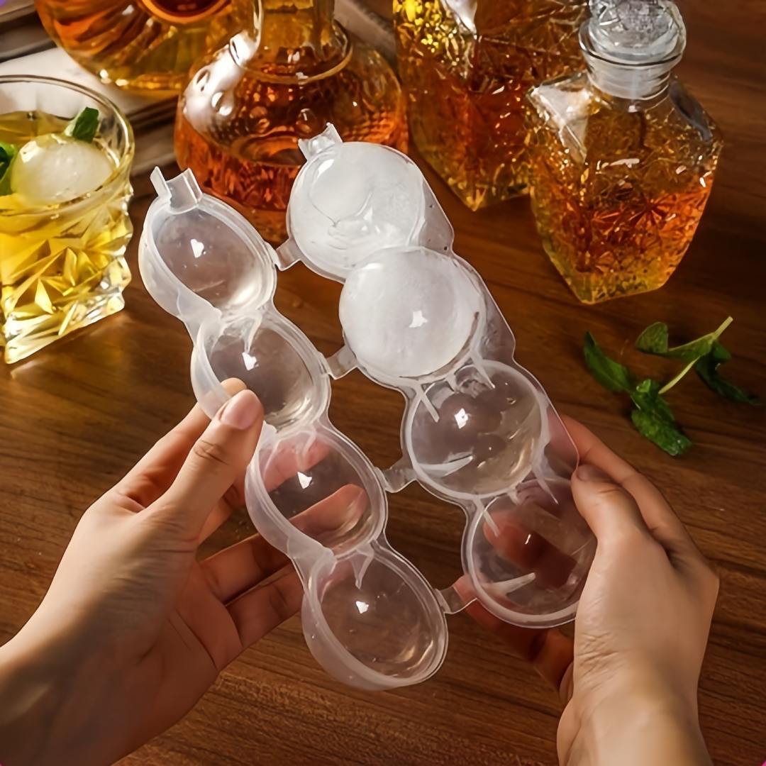 Wine Beer Cooler - 4 Hole Ice Hockey Mold Quick