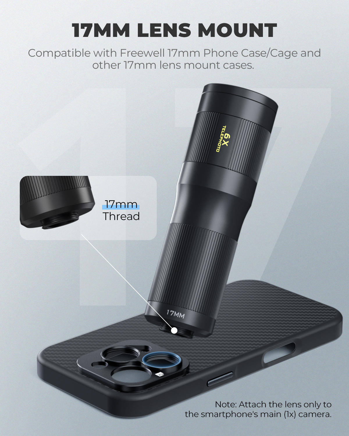 Freewell 6X HD Telephoto Lens  - Wine Xd recensie en prijs