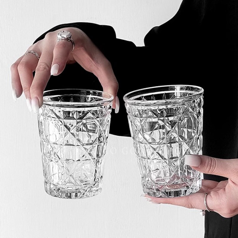 2pcs 310ml Vintage Diamond Pat - Wine Beer Glass recensie en prijs