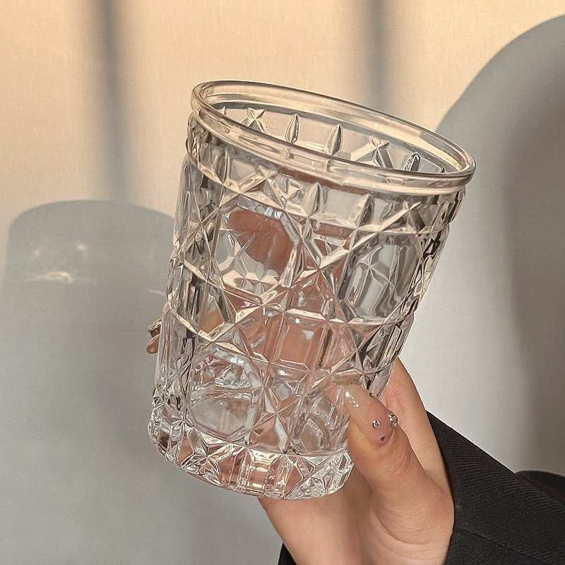 2pcs 310ml Vintage Diamond Pat - Wine Beer Glass recensie en prijs