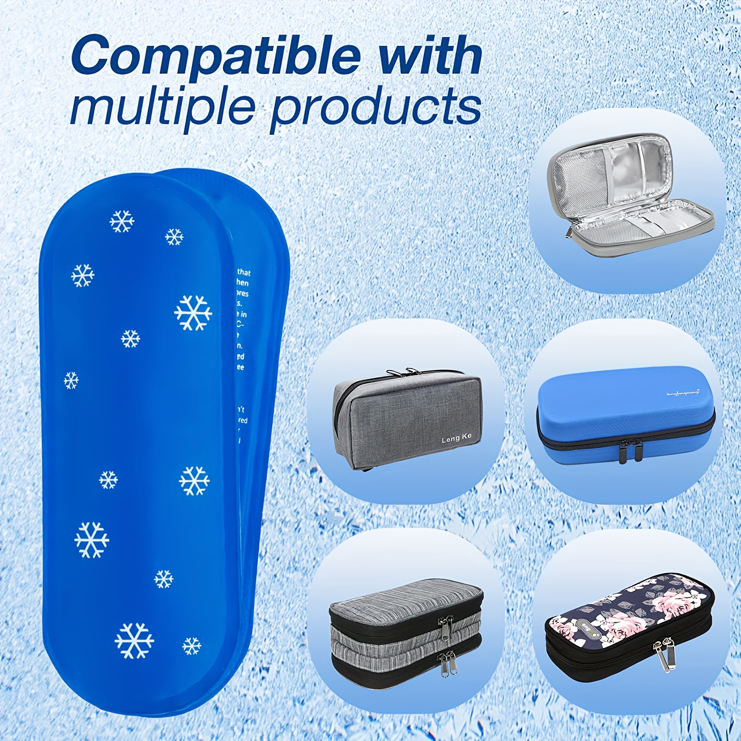 1/6pcs Insulin Gel Ice Bag Reu - Wine Beer Cooler recensie en prijs