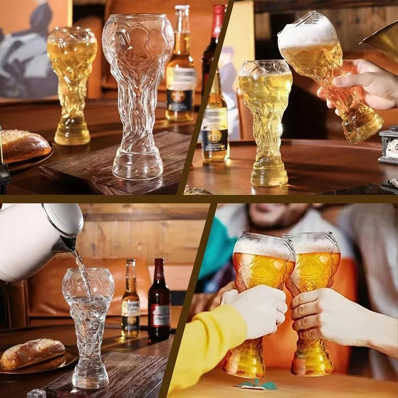 New Football Tournament Trophy - Wine Beer Glass recensie en prijs