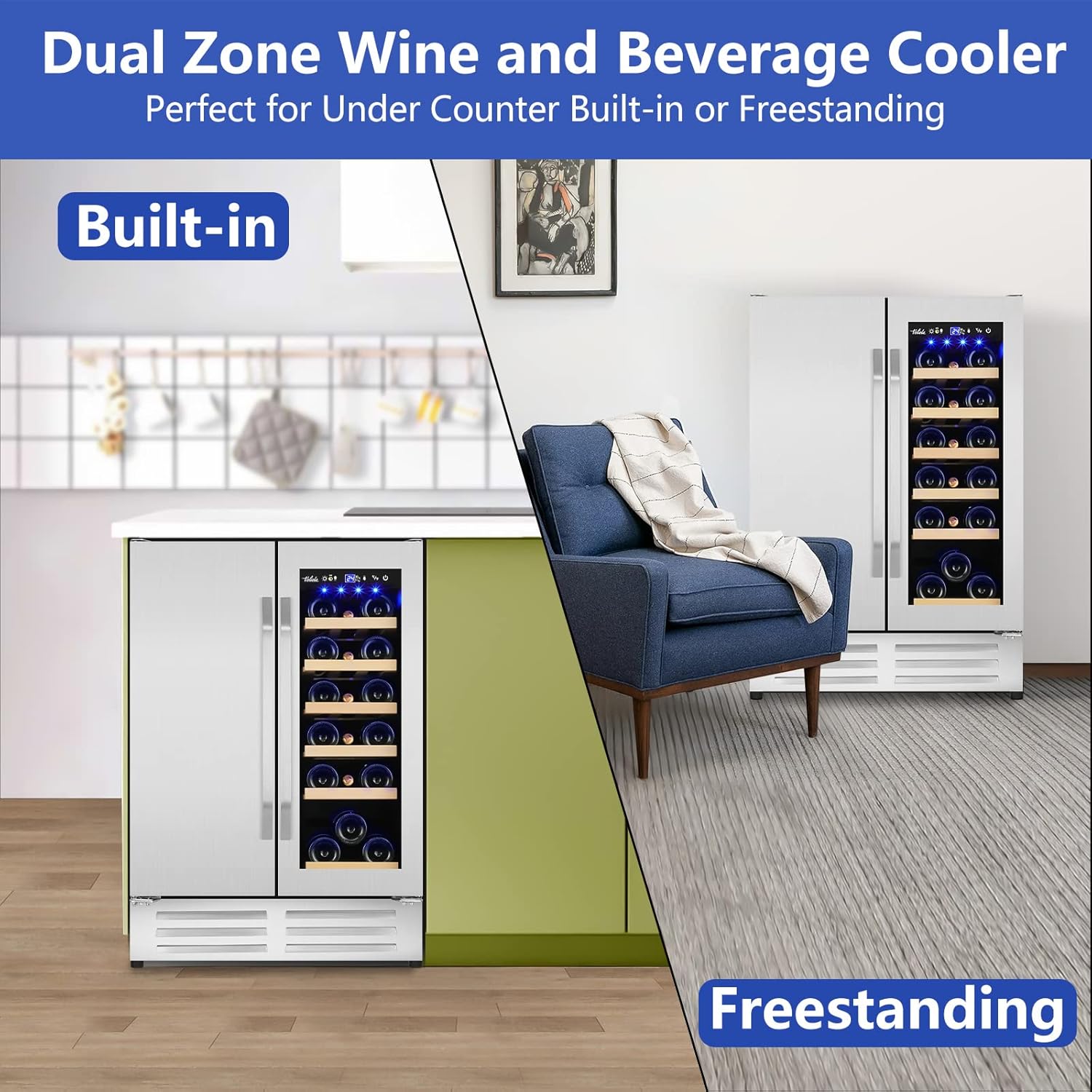 Wine and Beverage Refrigerator - Wine Beer Cooler recensie en prijs