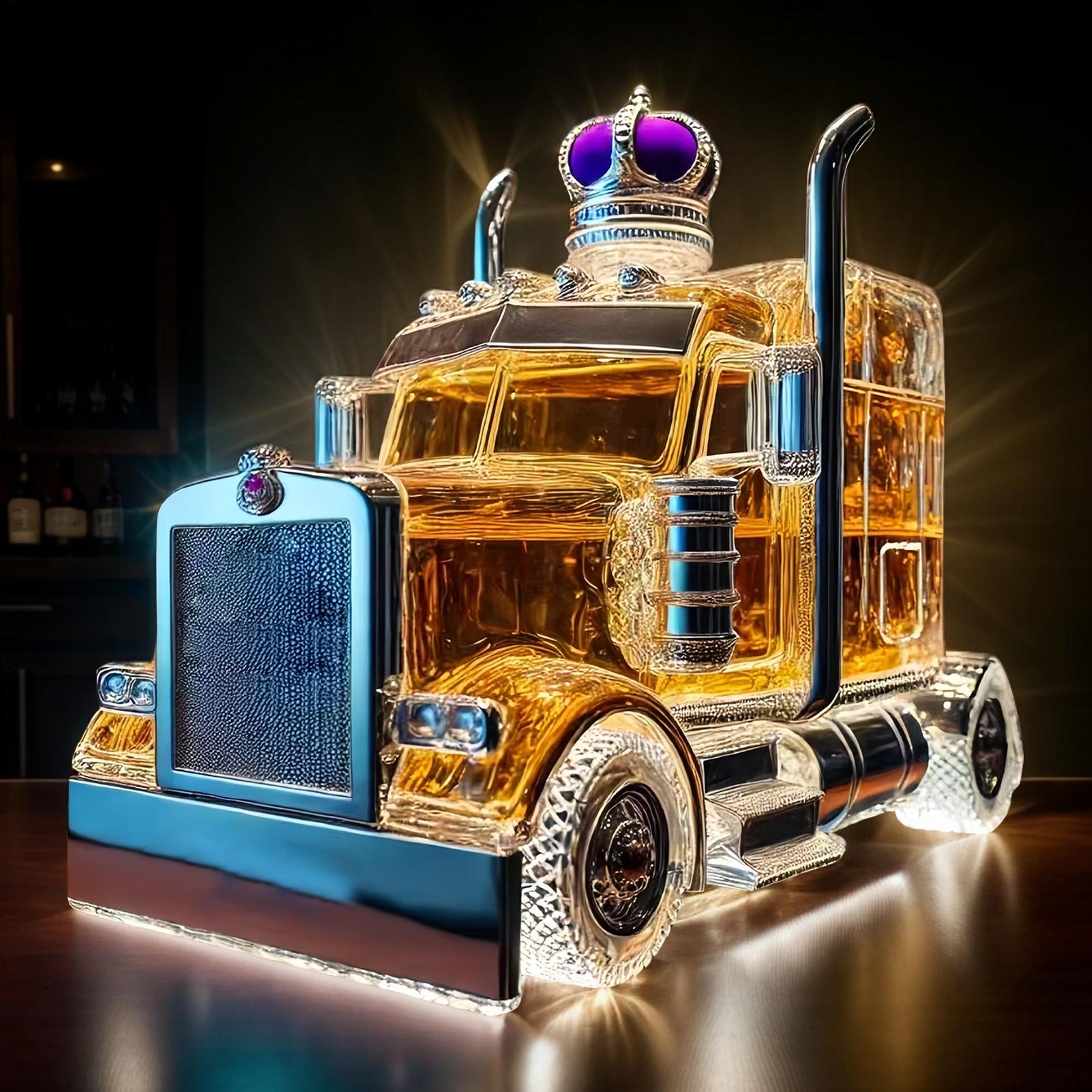 Car Glass Wine Bottle Half Tru - Wine Beer Truck recensie en prijs