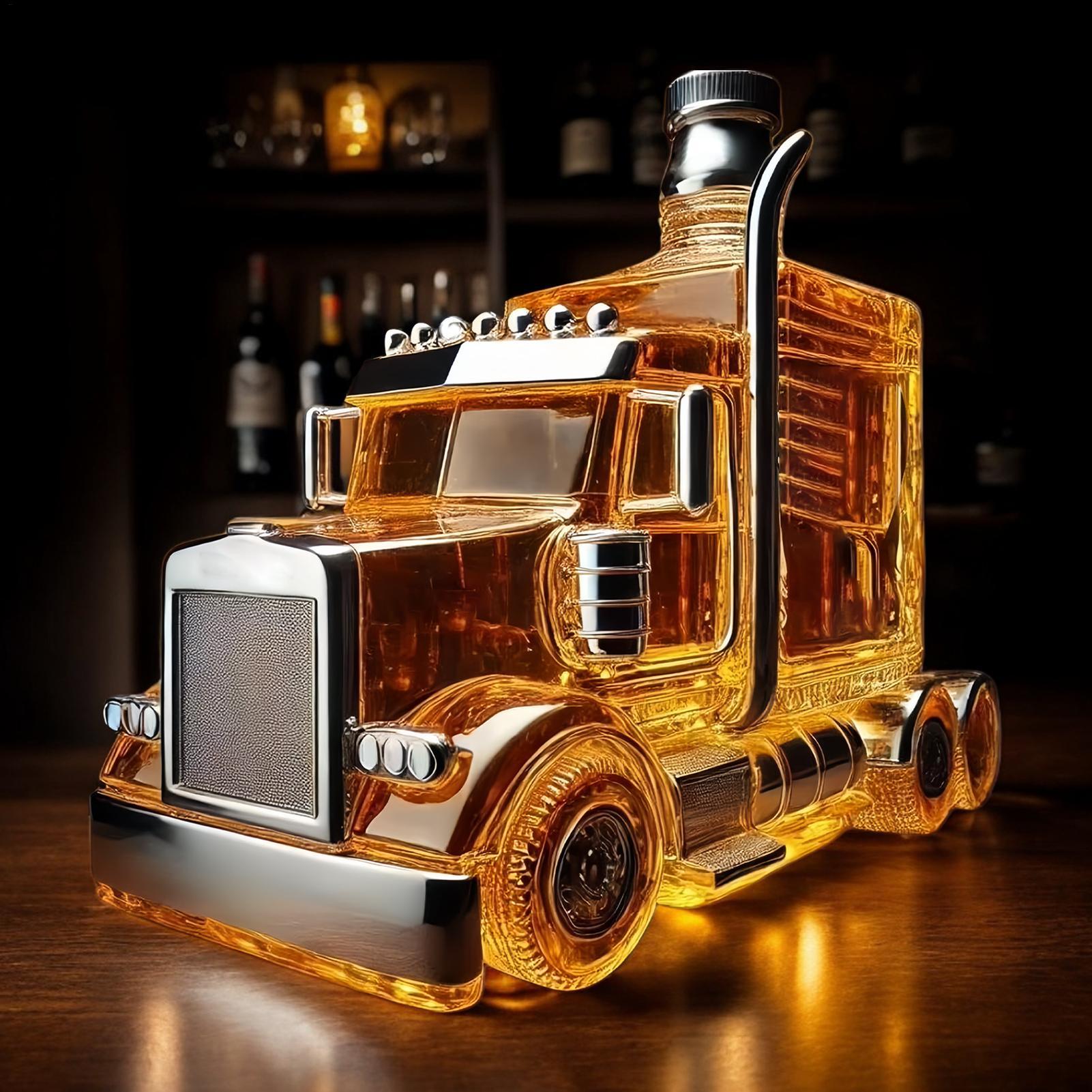 Car Glass Wine Bottle Half Tru - Wine Beer Truck recensie en prijs