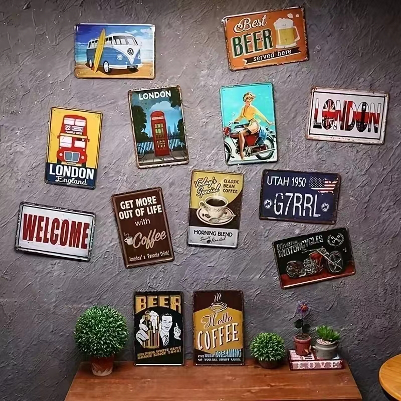 Cats and Wine Vintage Metal Si - Beer Wine Gin recensie en prijs