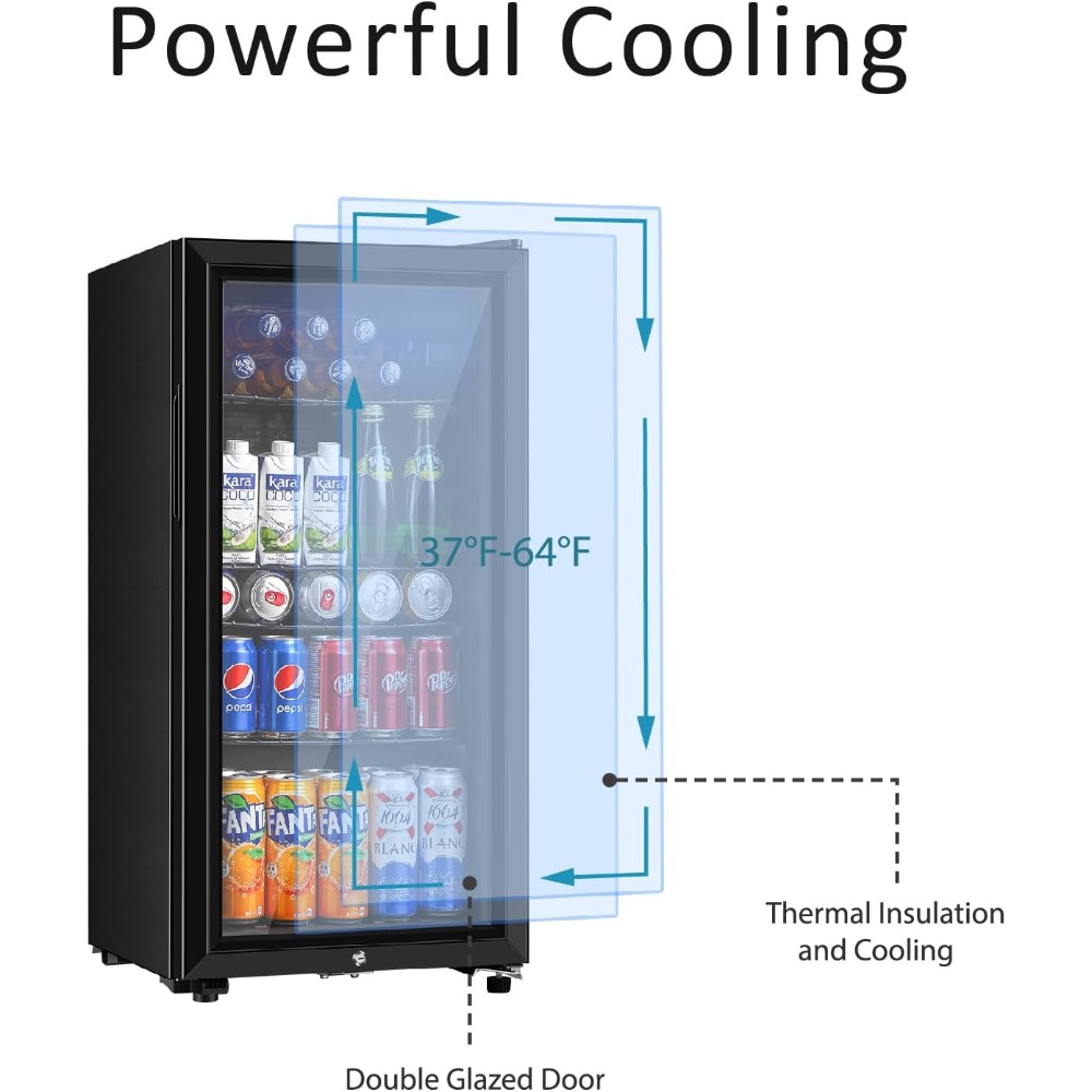 Beverage Refrigerator, Three P - Wine Beer Cooler recensie en prijs