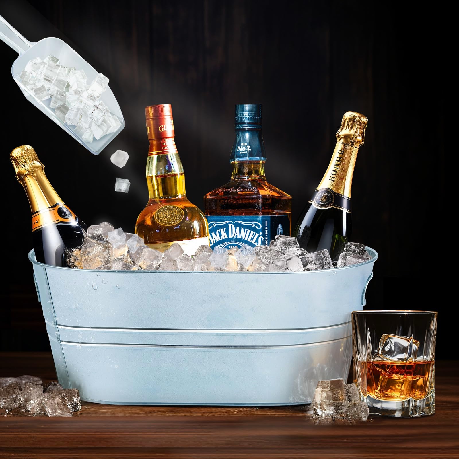 Galvanized Metal Ice Buckets W - Wine Beer Cooler recensie en prijs