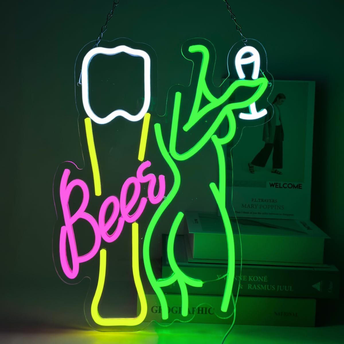 Beer Neon Sign Women's Body Ne - Wine Beer Store recensie en prijs