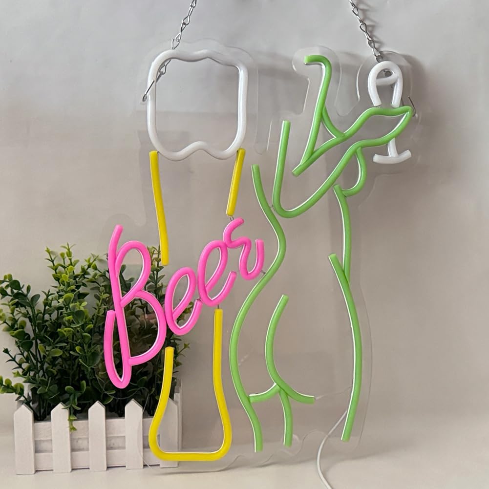 Beer Neon Sign Women's Body Ne - Wine Beer Store recensie en prijs