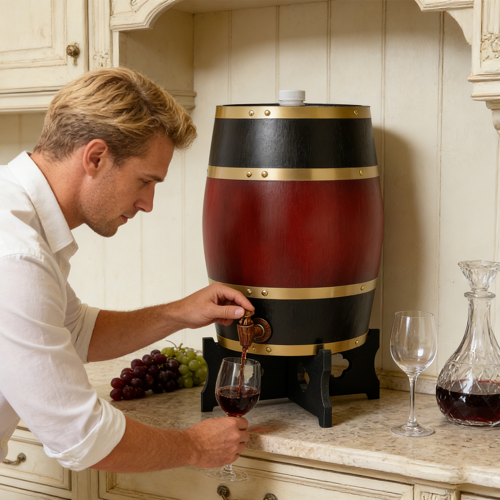 Wine Red Wine Barrel, 15L Wood - Wine Beer Store recensie en prijs